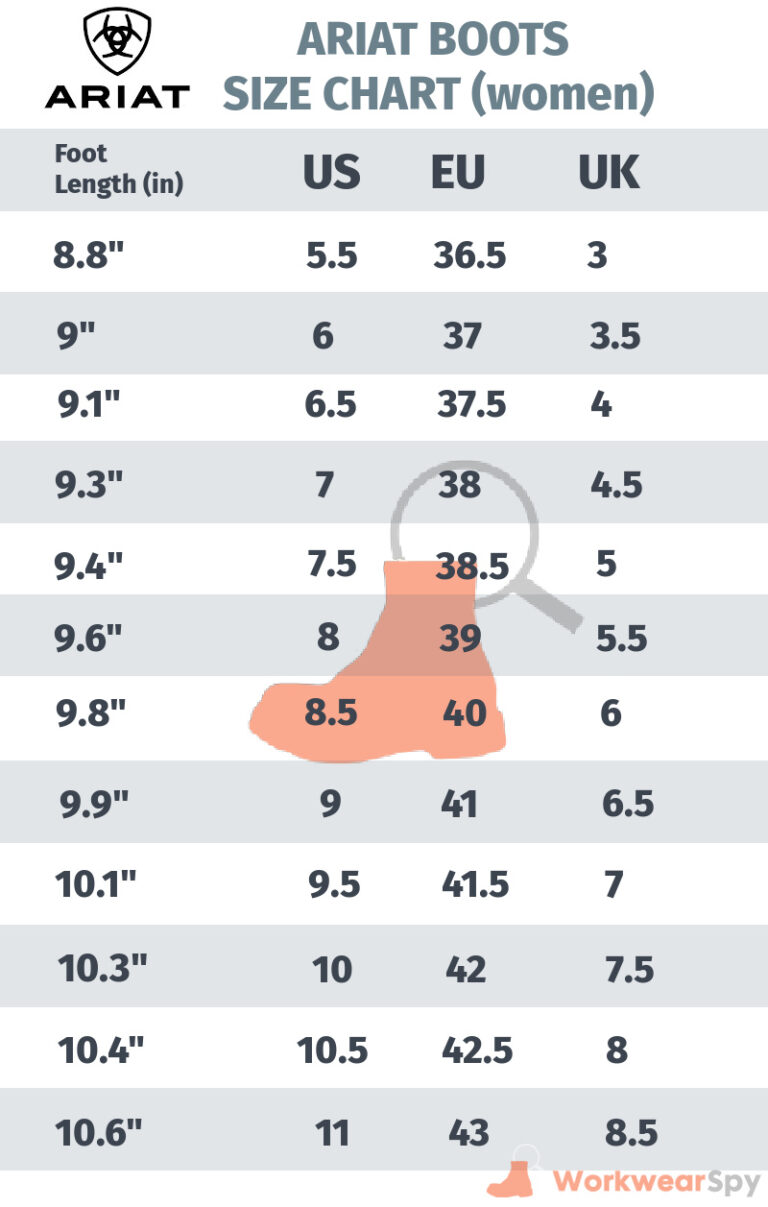 do-ariat-boots-run-big-ariat-sizing-guide-size-chart