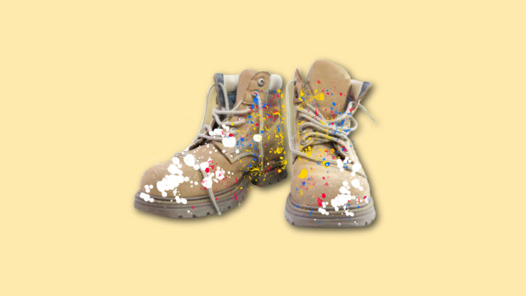 How To Get Dried Paint Off Leather Boots