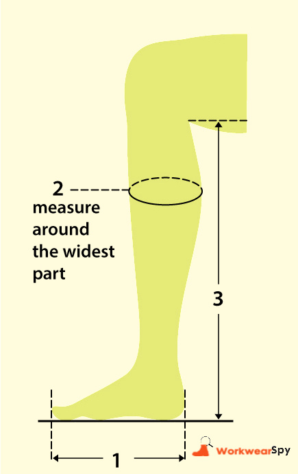 how to measure calf for ariat boots